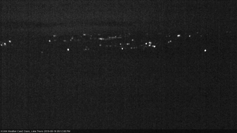 Lake Travis webcam, August 16, 2019 8:15 PM CT