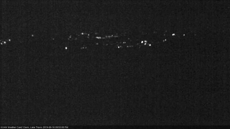 Lake Travis webcam, August 16, 2019 8:55 PM CT