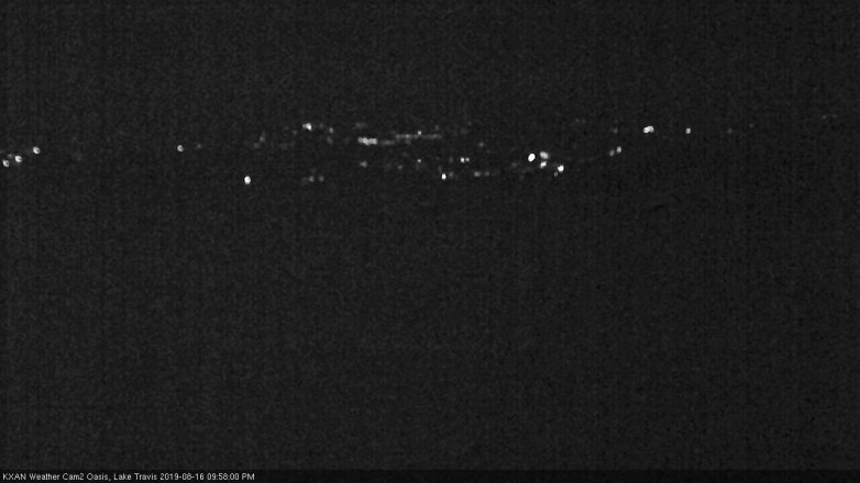 Lake Travis webcam, August 16, 2019 9:00 PM CT