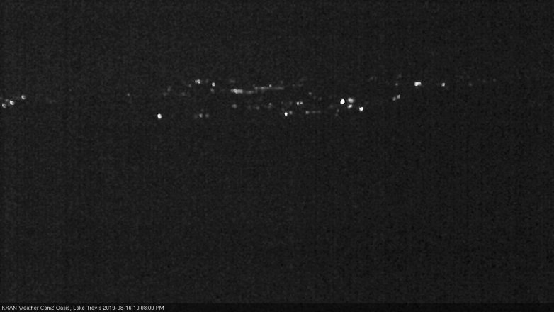 Lake Travis webcam, August 16, 2019 9:10 PM CT