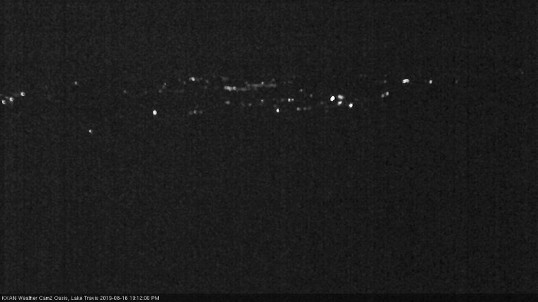 Lake Travis webcam, August 16, 2019 9:15 PM CT