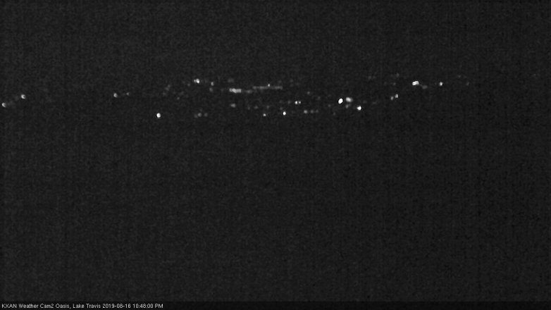 Lake Travis webcam, August 16, 2019 9:50 PM CT