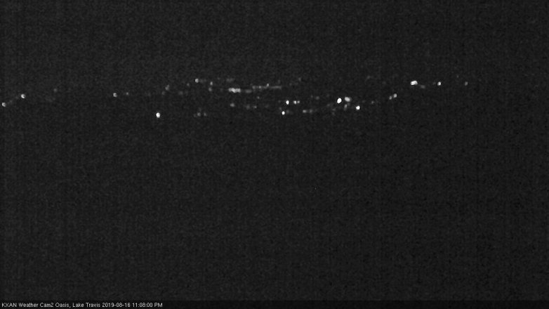 Lake Travis webcam, August 16, 2019 10:10 PM CT