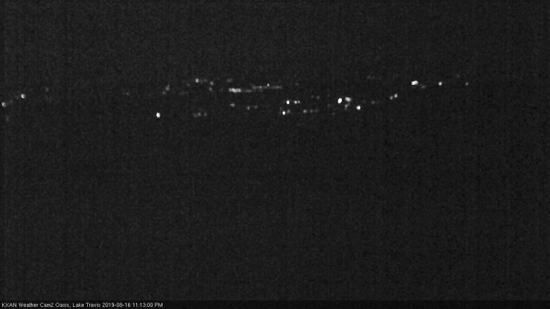 Lake Travis webcam, August 16, 2019 10:15 PM CT