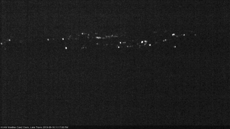 Lake Travis webcam, August 16, 2019 10:20 PM CT