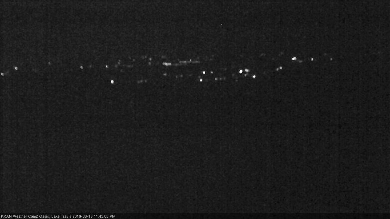 Lake Travis webcam, August 16, 2019 10:45 PM CT
