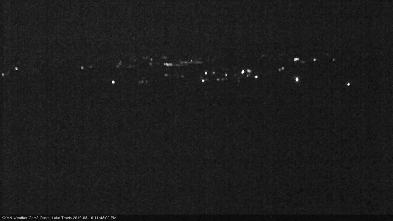 Lake Travis webcam, August 16, 2019 10:50 PM CT