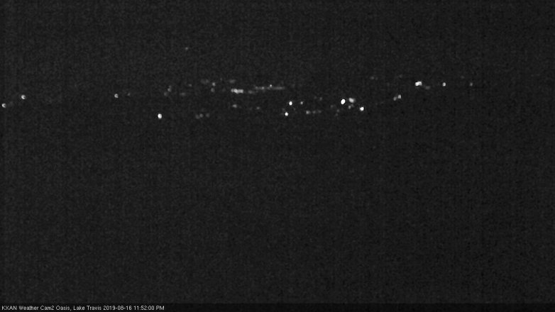 Lake Travis webcam, August 16, 2019 10:55 PM CT