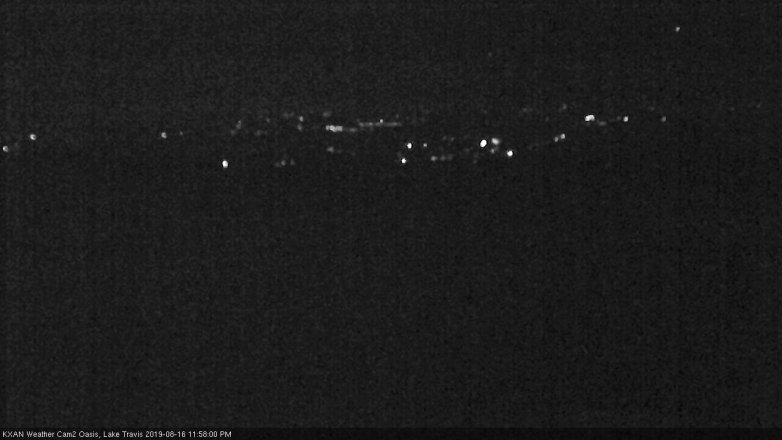 Lake Travis webcam, August 16, 2019 11:00 PM CT