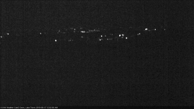 Lake Travis webcam, August 16, 2019 11:05 PM CT