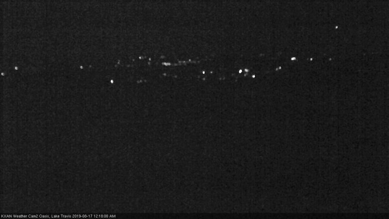 Lake Travis webcam, August 16, 2019 11:20 PM CT