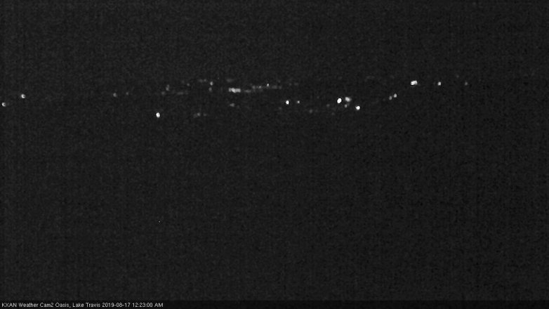 Lake Travis webcam, August 16, 2019 11:25 PM CT