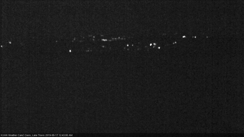 Lake Travis webcam, August 16, 2019 11:45 PM CT