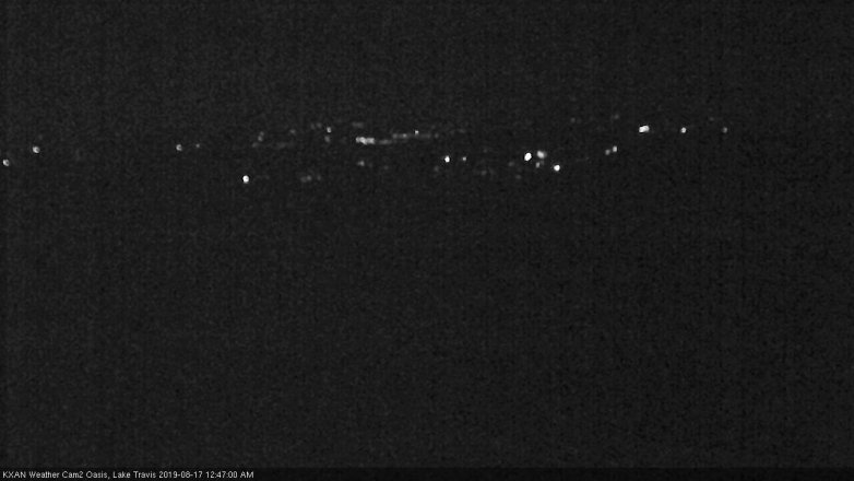 Lake Travis webcam, August 16, 2019 11:50 PM CT