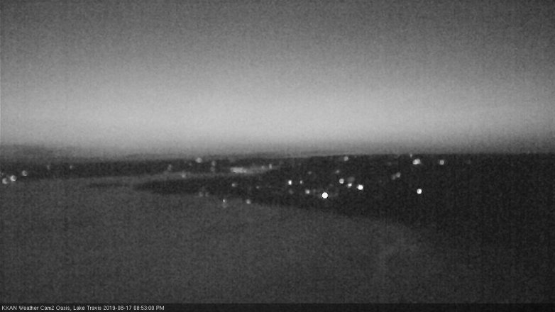 Lake Travis webcam, August 17, 2019 7:55 PM CT