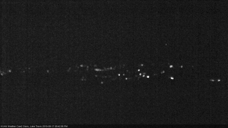 Lake Travis webcam, August 17, 2019 8:45 PM CT