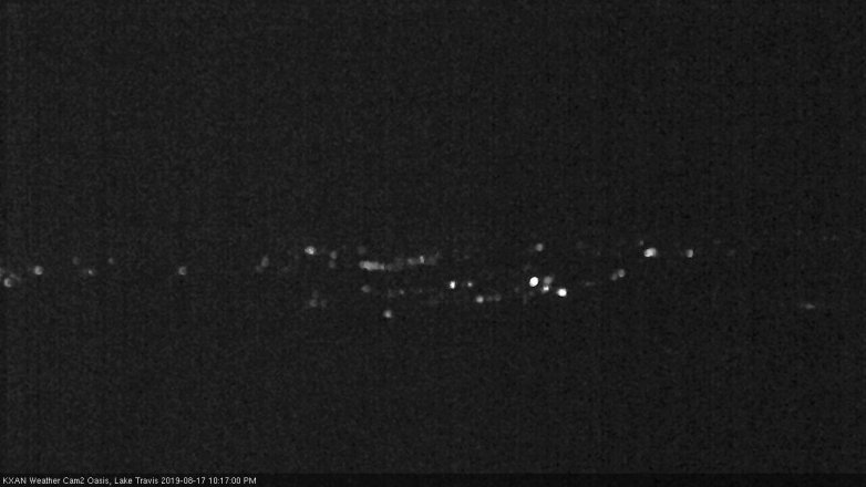 Lake Travis webcam, August 17, 2019 9:20 PM CT