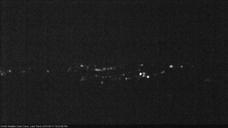 Lake Travis webcam, August 17, 2019 9:25 PM CT
