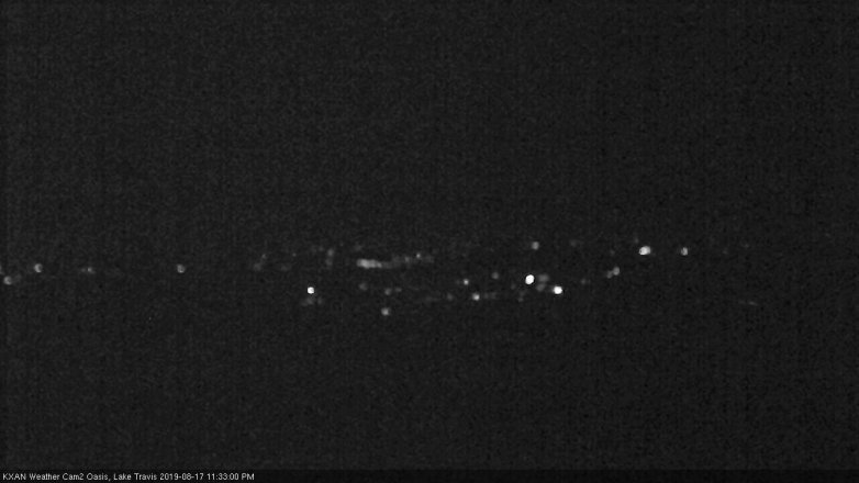 Lake Travis webcam, August 17, 2019 10:35 PM CT