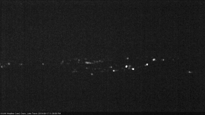 Lake Travis webcam, August 17, 2019 10:40 PM CT