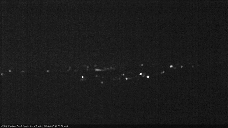 Lake Travis webcam, August 17, 2019 11:05 PM CT