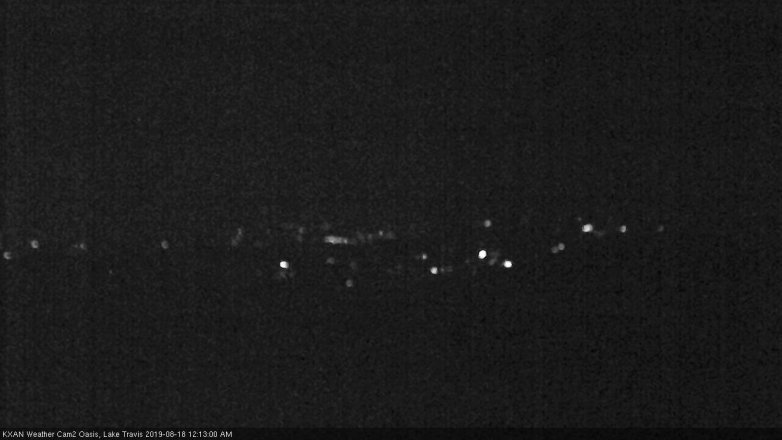 Lake Travis webcam, August 17, 2019 11:15 PM CT