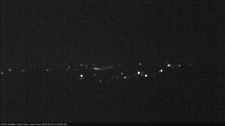 Lake Travis webcam, August 17, 2019 11:25 PM CT