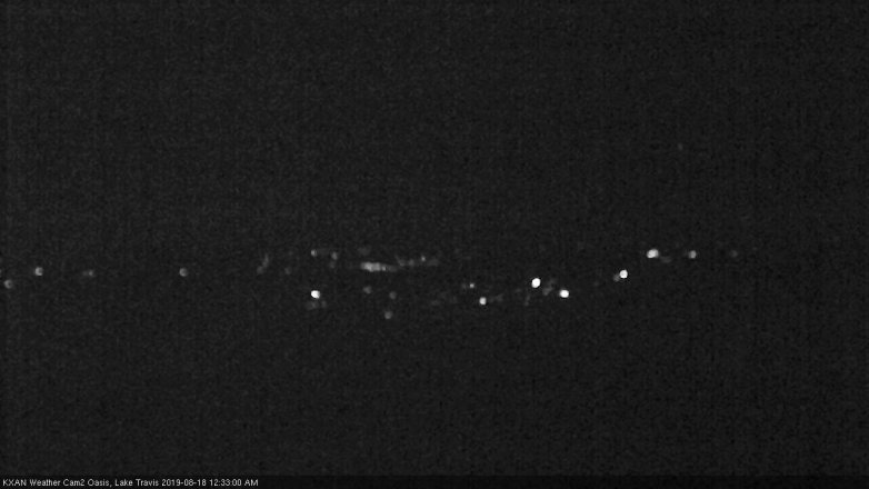 Lake Travis webcam, August 17, 2019 11:35 PM CT