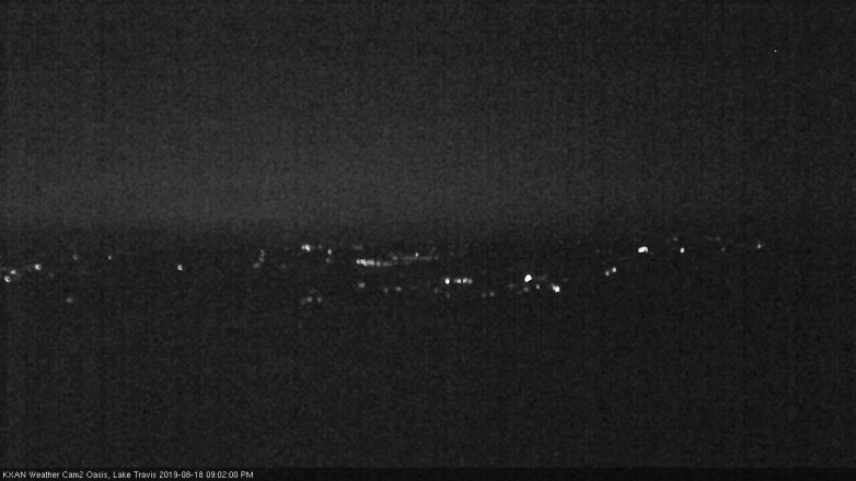 Lake Travis webcam, August 18, 2019 8:05 PM CT