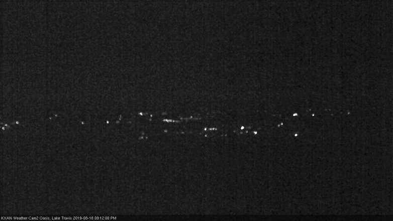 Lake Travis webcam, August 18, 2019 8:15 PM CT