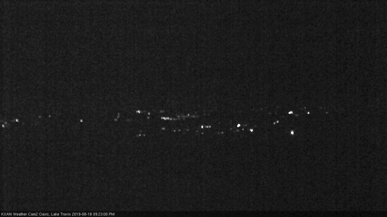Lake Travis webcam, August 18, 2019 8:25 PM CT