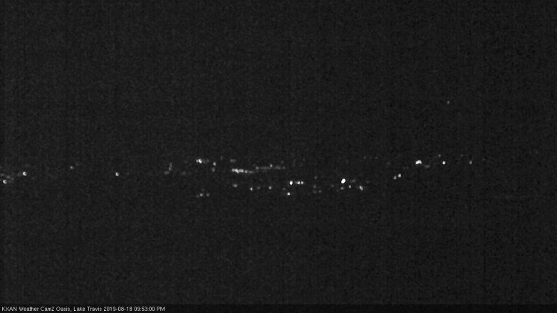 Lake Travis webcam, August 18, 2019 8:55 PM CT