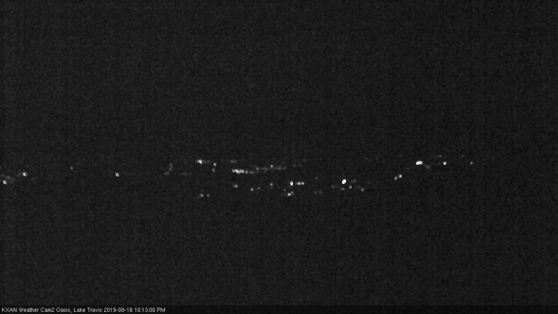 Lake Travis webcam, August 18, 2019 9:15 PM CT