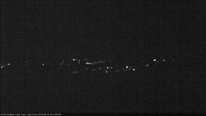 Lake Travis webcam, August 18, 2019 9:20 PM CT