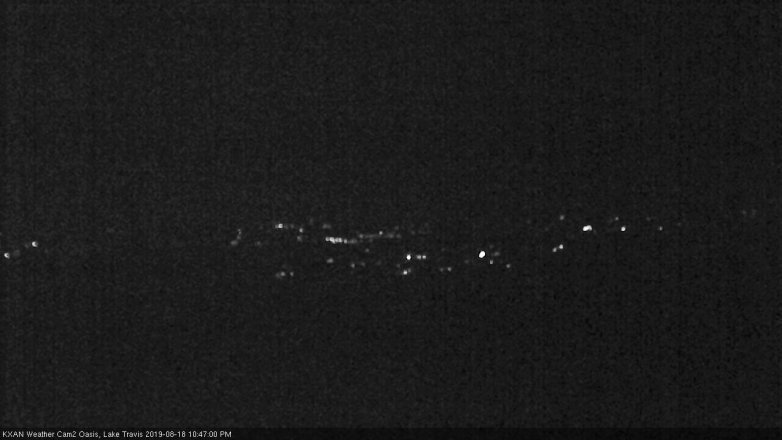 Lake Travis webcam, August 18, 2019 9:50 PM CT
