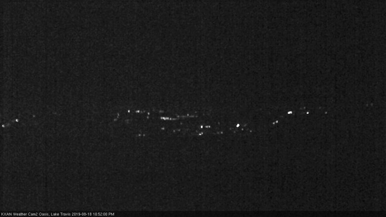 Lake Travis webcam, August 18, 2019 9:55 PM CT