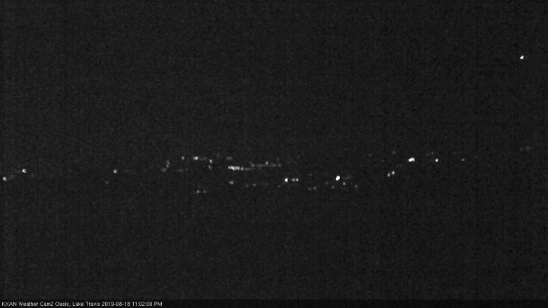 Lake Travis webcam, August 18, 2019 10:05 PM CT