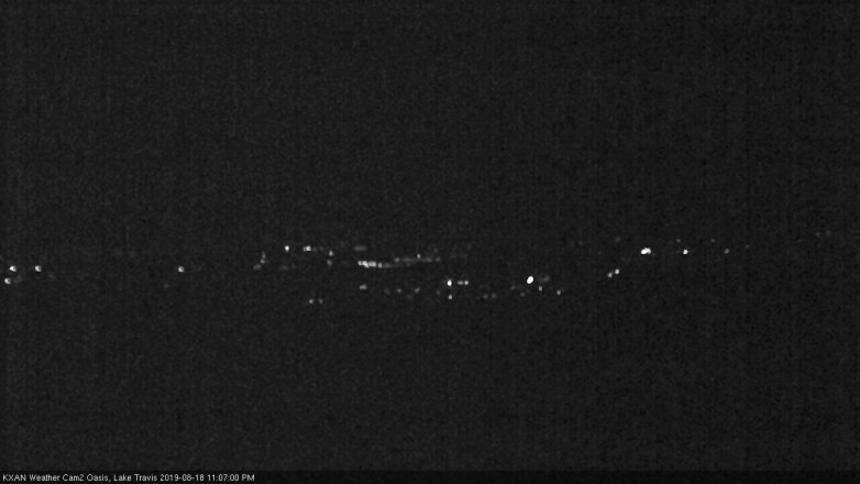 Lake Travis webcam, August 18, 2019 10:10 PM CT