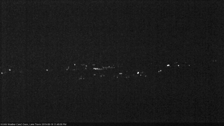 Lake Travis webcam, August 18, 2019 10:50 PM CT