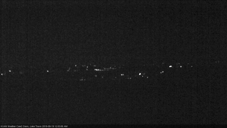 Lake Travis webcam, August 18, 2019 11:05 PM CT
