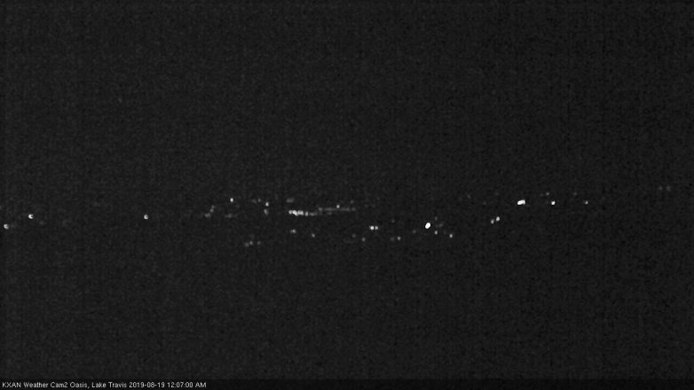 Lake Travis webcam, August 18, 2019 11:10 PM CT
