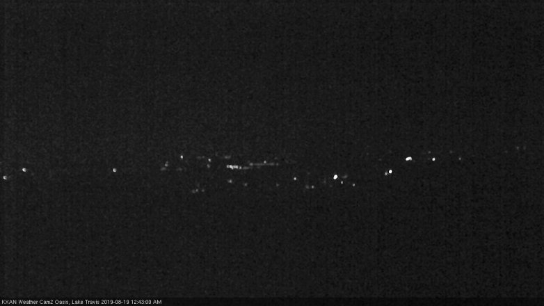 Lake Travis webcam, August 18, 2019 11:45 PM CT