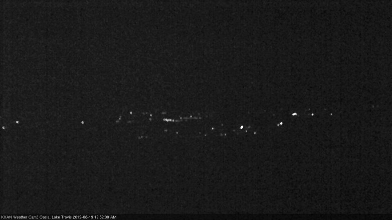 Lake Travis webcam, August 18, 2019 11:55 PM CT