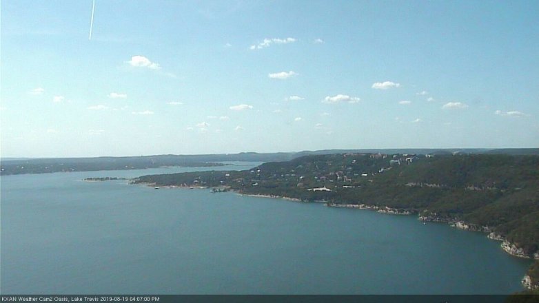 Lake Travis webcam, August 19, 2019 3:10 PM CT