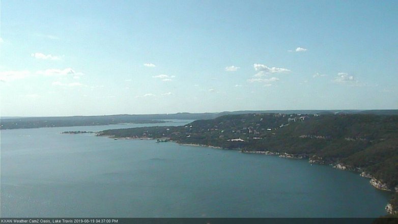 Lake Travis webcam, August 19, 2019 3:40 PM CT