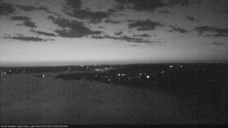 Lake Travis webcam, August 19, 2019 7:55 PM CT