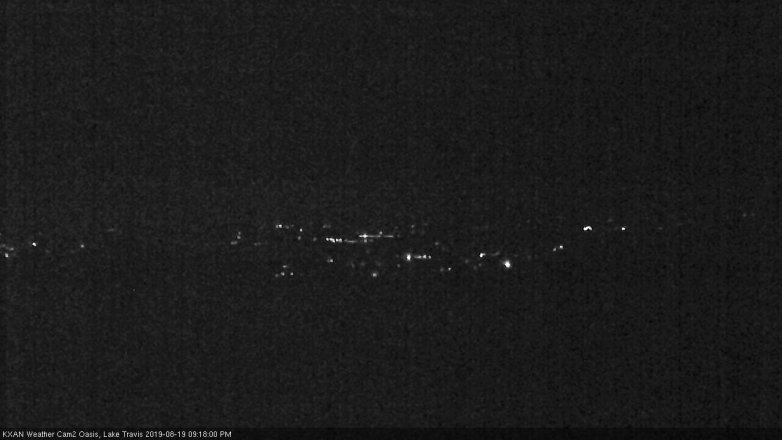 Lake Travis webcam, August 19, 2019 8:20 PM CT