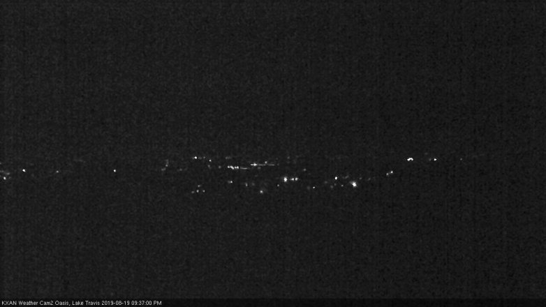 Lake Travis webcam, August 19, 2019 8:40 PM CT