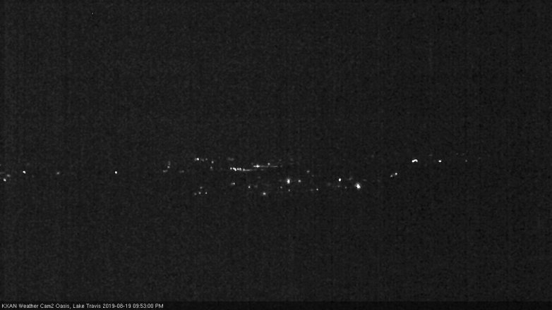 Lake Travis webcam, August 19, 2019 8:55 PM CT