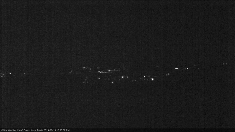 Lake Travis webcam, August 19, 2019 9:10 PM CT